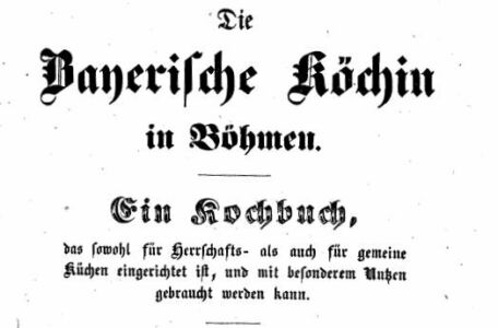 Bayrische Köchin In Böhmen 1853